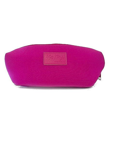 Kat Myhr Neoprene Toiletry Bag - Magenta